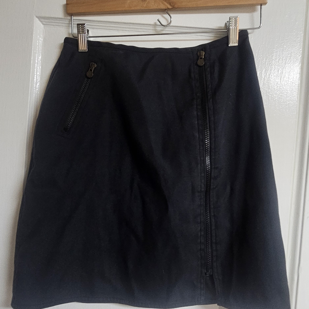 Fendi Jeans Roma Amor Black Skirt